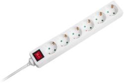V-TAC Prelungitor 6 Cai Cu Intrerupator 1.5m( 3g1.5mm2) Alb (sku-8768)