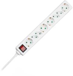 V-TAC Prelungitor 8 Cai Cu Intrerupator 1.5m( 3g1.5mm2) - Alb (sku-8772)
