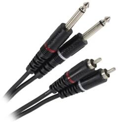 PLUGGER Cablu 2x Jack 6.35 Tata Mono - 2rca Tata 6m (47993)