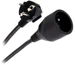 PLUGGER Cablu Extensie(cupla) 20m (3gx1.5mm) - Negru (eu20m0eas)