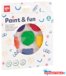 APLI Zsírkréta, állat formájú, APLI Kids "Paint & fun", 6 különböző szín (COR_LCA20611)