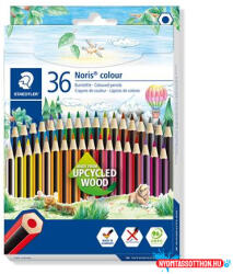 STAEDTLER Színes ceruza készlet, hatszögletű, STAEDTLER "Noris Colour 185", 36 különböző szín (COR_TS185CD36)