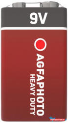 AgfaPhoto Elem, 9V, 1 db, féltartós (szén-cink), zsugor, AGFAPHOTO "Heavy Duty (COR_AGHD9V1)