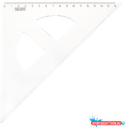 KOH-I-NOOR Háromszög vonalzó, műanyag, 45 °, 16 cm, KOH-I-NOOR (TKOH7441501)