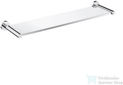 Omnires MODERN PROJEKT 55 cm-es üvegpolc, króm MP60930CR (MP60930CR)
