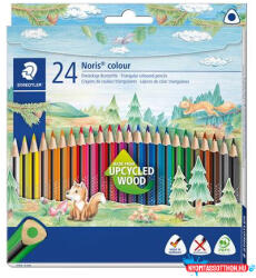 STAEDTLER Színes ceruza készlet, háromszögletű, STAEDTLER "Noris Colour 187", 24 különböző szín (TS187C24)