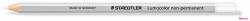 STAEDTLER Jelölőceruza, hatszögletű, mindenre író, lemosható (omnichrom), STAEDTLER "Lumocolor 108", fehér (COR_TS1080U)