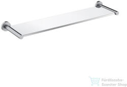 Omnires MODERN PROJEKT 55 cm-es üvegpolc, szálcsiszolt nikkel MP60930NI (MP60930NI)