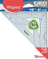 Maped Háromszög vonalzó, műanyag, 45°, 14 cm, MAPED "Geometric (COR_IMA242421)