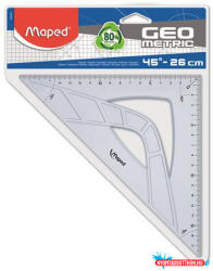 Maped Háromszög vonalzó, műanyag, 45°, 17 cm, MAPED "Geometric (COR_IMA242426)