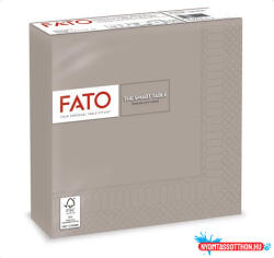 FATO Szalvéta, 1/4 hajtogatott, 33x33 cm, FATO "Smart Table", galambszürke (KHH659) - nyomtassotthon