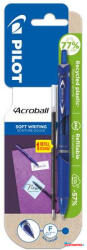 Pilot Golyóstoll, 0, 25 mm, nyomógombos, PILOT "Acroball", kék + betét (COR_PACGKB)
