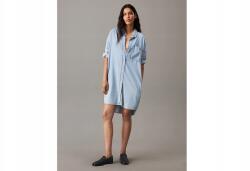 Calvin Klein Ck Calvin Klein Ruha Hosszú Ujjú Gombokkal Kék Farmer S