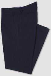 Brooksfield Slim Fit Pleated Chinos - Navy - 48/S