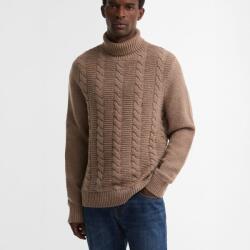 Barbour Staplecross Rollneck Sweater - Stone - XXL