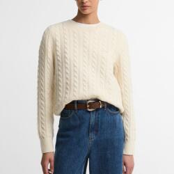 Barbour Ashdown Relaxed Cable-Knit Jumper - Ecru - 12