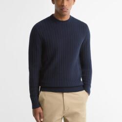 Barbour Herringbone Knitted Crew - Navy - XL