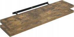 Woltu Polc Mdf Woltu 120 x 22, 9 cm barna árnyalatok (RG9315HOV-2)