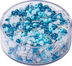 KNORR prandell Mărgele Rocailles White, Turquoise, Silver 17 g (213105972)