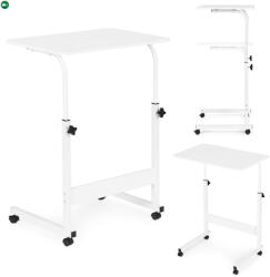 Homelux Mobil laptopasztal, fotelhez, kanapéhoz rögzíthető, fehér