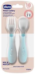 Chicco Rozsdamentes kanál és villa - teal, 18h+