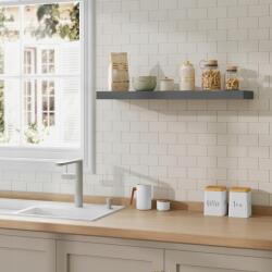 Woltu Polc Mdf Woltu 100 x 22, 9 cm szürke árnyalatok, szürke (RG9317dgr)
