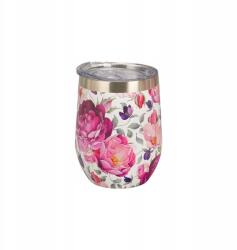 Duo Thermo bögre Royal Virágok Spring Roses White gyönyörű virágok 330 ml (155dsf4)