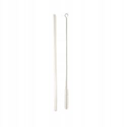 Homla Alcole átlátszó szívószál és tisztító szett, 2 db 26 cm Homla (243875)
