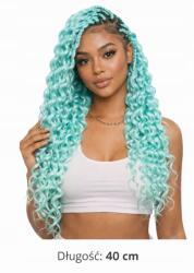  Deep Wave Braids fonható haj 40 cm 100 g türkiz-menta W16 (4260727356156)
