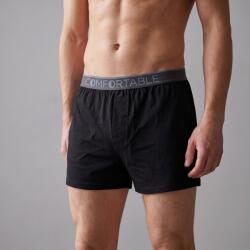 Aura Via Lézervágott lezser pamut boxer 2XL, Fekete 126553