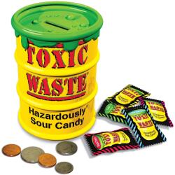 Mérgező hulladék Toxic Waste Money Bank cukorkás persely 84 g (18866)