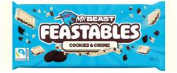 Lakomák Feastables MrBeast Cookies and Cream Fehér csokoládé krémes kakaótöltelékkel és kekszdarabkákkal 60 (27693)