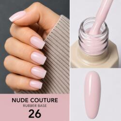 Everin Rubber Base Everin Nude Couture 26 - Bază Rubber Roz Pal HEMA & TPO Free (NC-26)