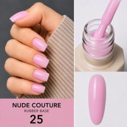 Everin Rubber Base Everin Nude Couture 25 - Bază Rubber Roz Pastel HEMA & TPO Free (NC-25)