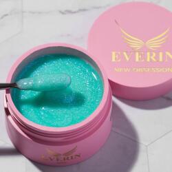 Everin Gel Autonivelant Everin New Obsession Finger Cheers 50gr - Gel Mentă cu Sclipici (NO-FC)