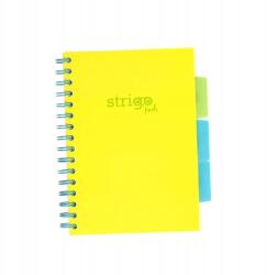 strigo Spirálos Jegyzetfüzet Pads A5/100K Kockás Neon Sárga (5905658813901)