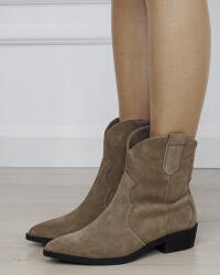Ideal Shoes Ghete kaki din piele naturala 5310 110 (5310AKHAKI-38)