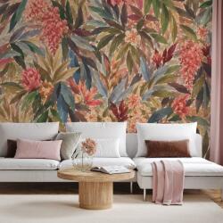 Dovido Tapet autoadeziv flori tropicale și frunze colorate - 147x99