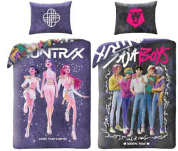  K-pop Démonvadászok For the Fans kétoldalas ágyneműhuzat 140×200cm, 70x90 cm microfibre (HAX625963) - oliviashop