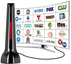 Hama Digitális Tv antenna Dtb Tech 4K 1080p mágneses 75 Ohm TV-hez (5904133267321)