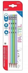 MP radíros ceruza Hb 4db-os pasztell (PE325)