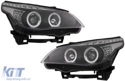 KITT Lightning DAYLINE fényszóró BMW E60, LED irányjelző, 04-07, fekete (SWB16GXBL)