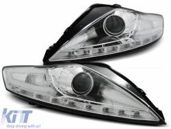 KITT Lightning LED fényszóró Ford Mondeo MK4 (2007-2010), króm, LED irányjelző (HLFMOMK4C)