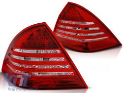  LED csíkos hátsó lámpa piros-füst szekvenciális Mercedes W203 Sedan 00-04 (TTTLM6028868)