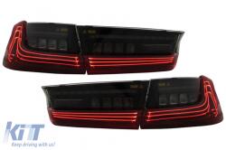 KITT Lightning Full LED hátsó lámpák BMW 3-as G20 Sedan (2018-2022) Red Laser Look (TLBMG20LSVL)