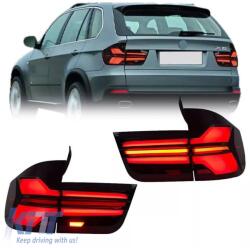  Taillights Set suitable for BMW X5 E70 07-13 LED Bar Upgrade to G05 LCI Look Smoke (CGRTLB6039864)
