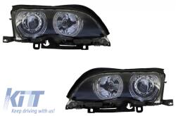 KITT Lightning LED angyalszem BMW 3-as E46 (2001.09 - 2005.03) Xenon Look fekete (HLBME46)