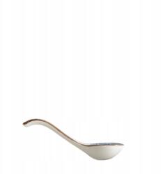 Homla Salado csíkos ramen kanál barna szegéllyel 16, 5 cm Homla (242067)