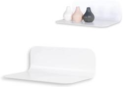  Fali polc 50FORM Lea S fehér fém 35 cm akasztós loft (x002gh8kk5)