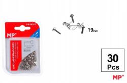  Dekorációs szegecs ezüst 19mm 30db (ATE-F111-685114)